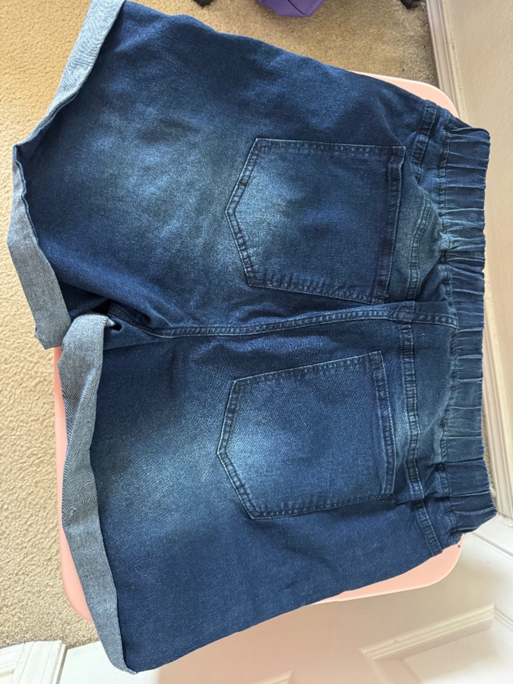 Bloomchic Drawstring Elastic Denium Shorts NWT size 20